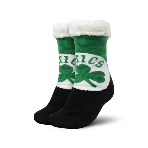 Boston Celtics Colorblock Footy Slipper Socks