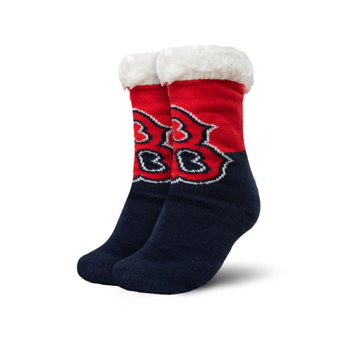 Boston Red Sox Colorblock Footy Slipper Socks