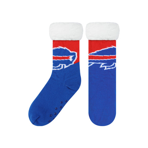 Buffalo Bills Colorblock Footy Slipper Socks
