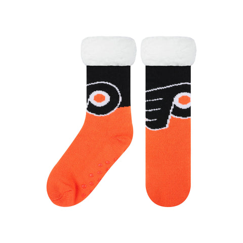 Philadelphia Flyers Colorblock Footy Slipper Socks