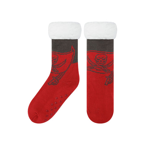 Tampa Bay Buccaneers Colorblock Footy Slipper Socks