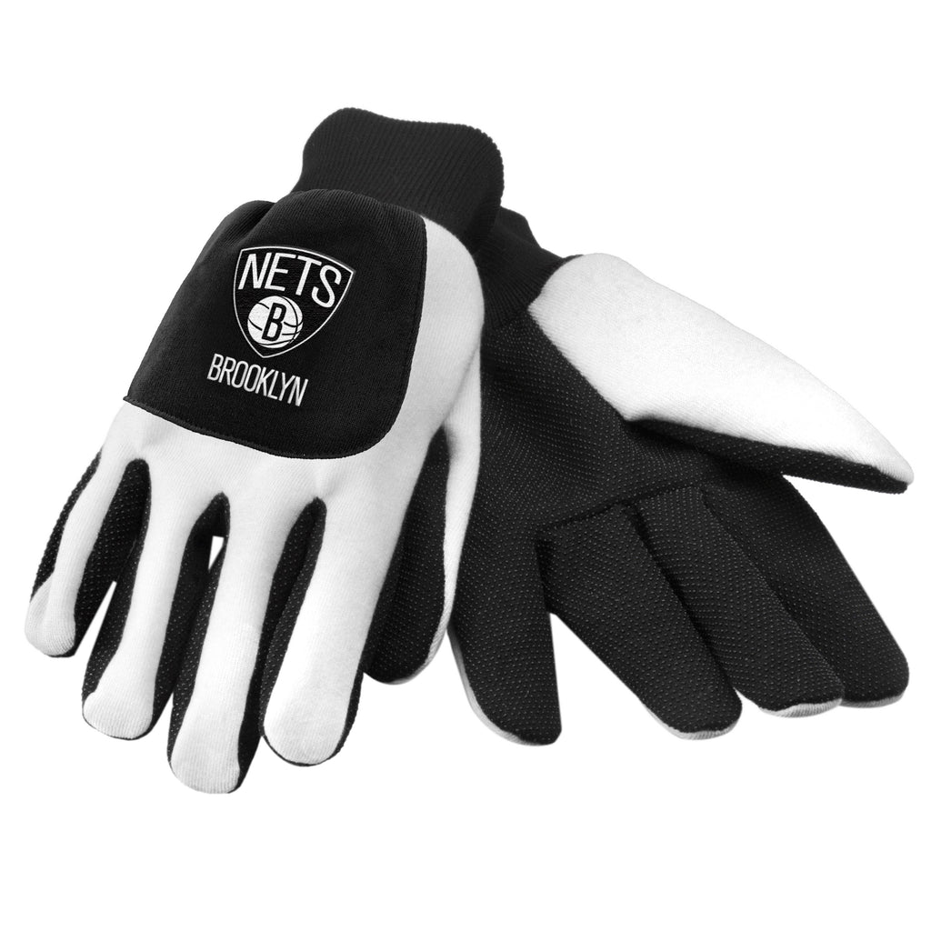 Brooklyn Nets Color Block Utility Gloves