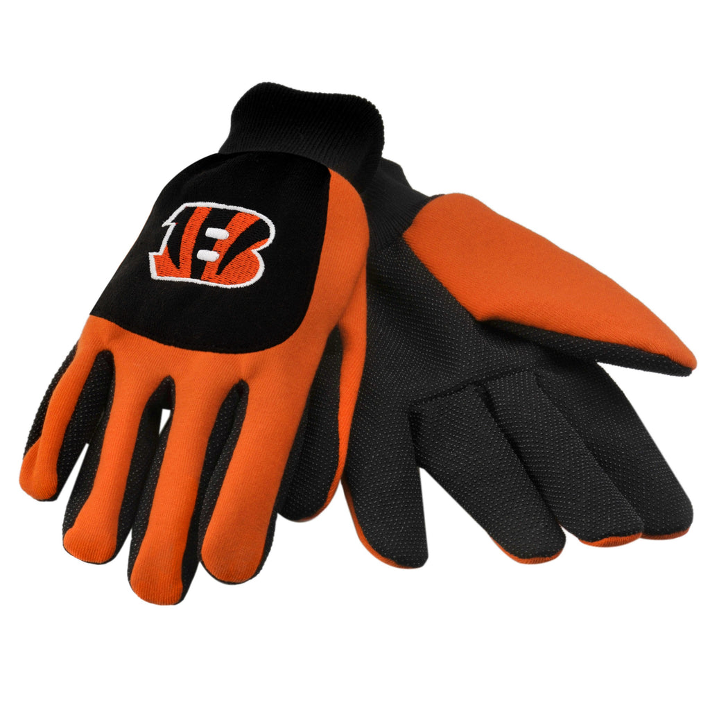 Cincinnati Bengals Color Block Utility Gloves