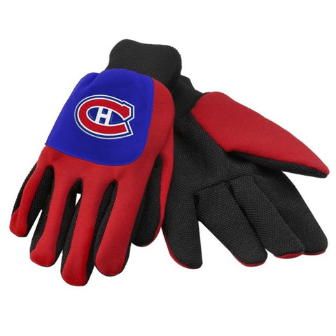 Montreal Canadiens Color Block Utility Gloves