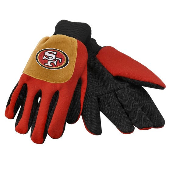 San Francisco 49ers Color Block Utility Gloves
