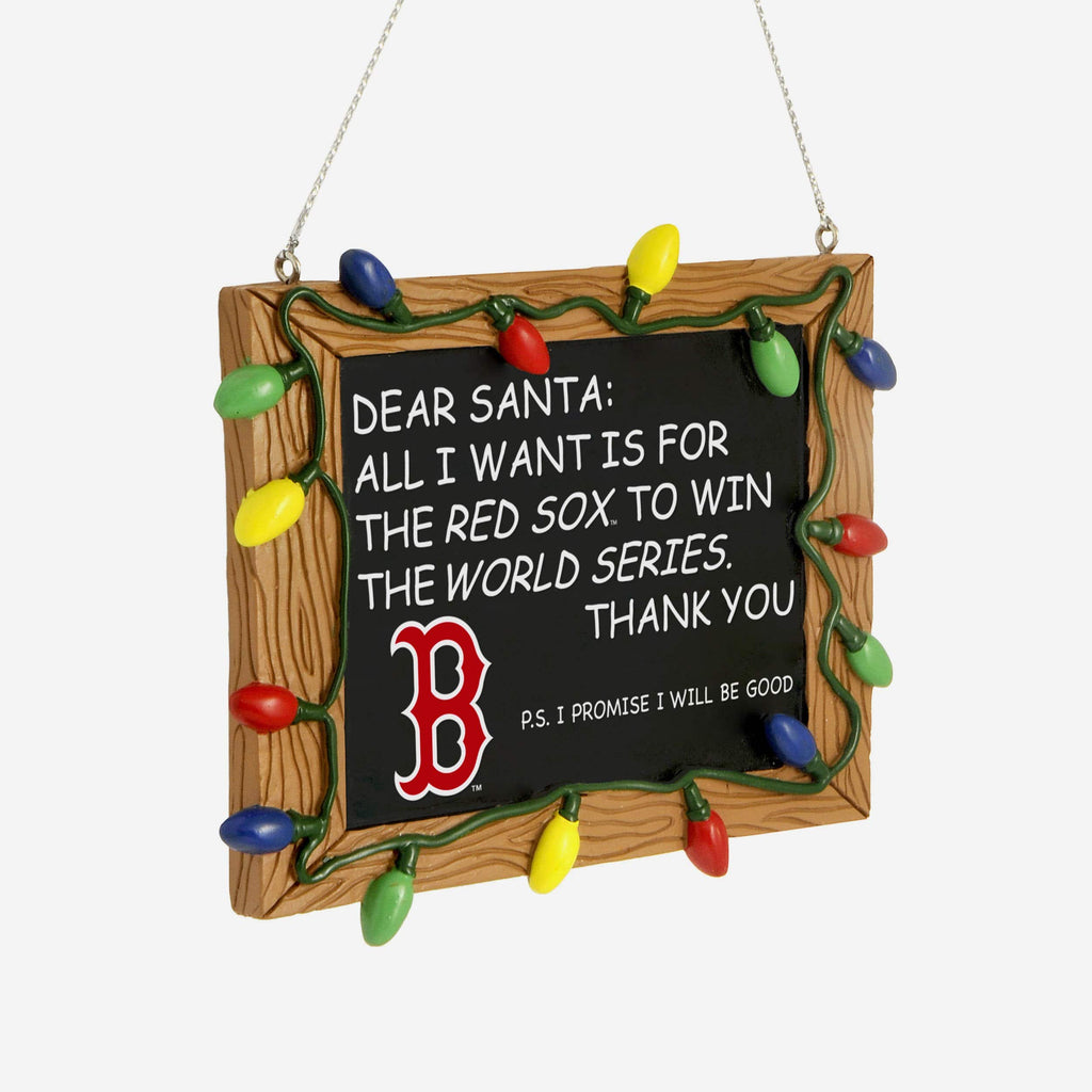 Boston Red Sox Chalkboard Ornament