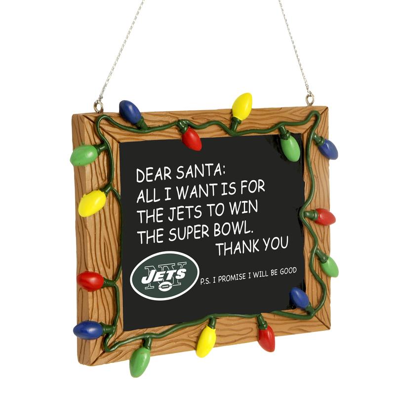 New York Jets Chalkboard Ornament