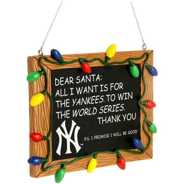 New York Yankees Chalkboard Ornament