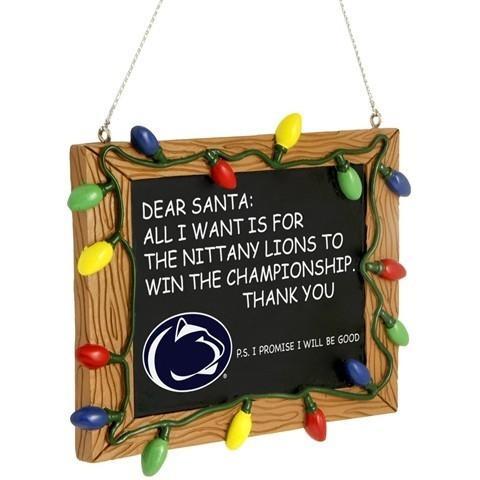 Penn State Nittany Lions Chalkboard Ornament