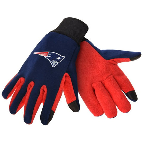 New England Patriots Color Texting Gloves