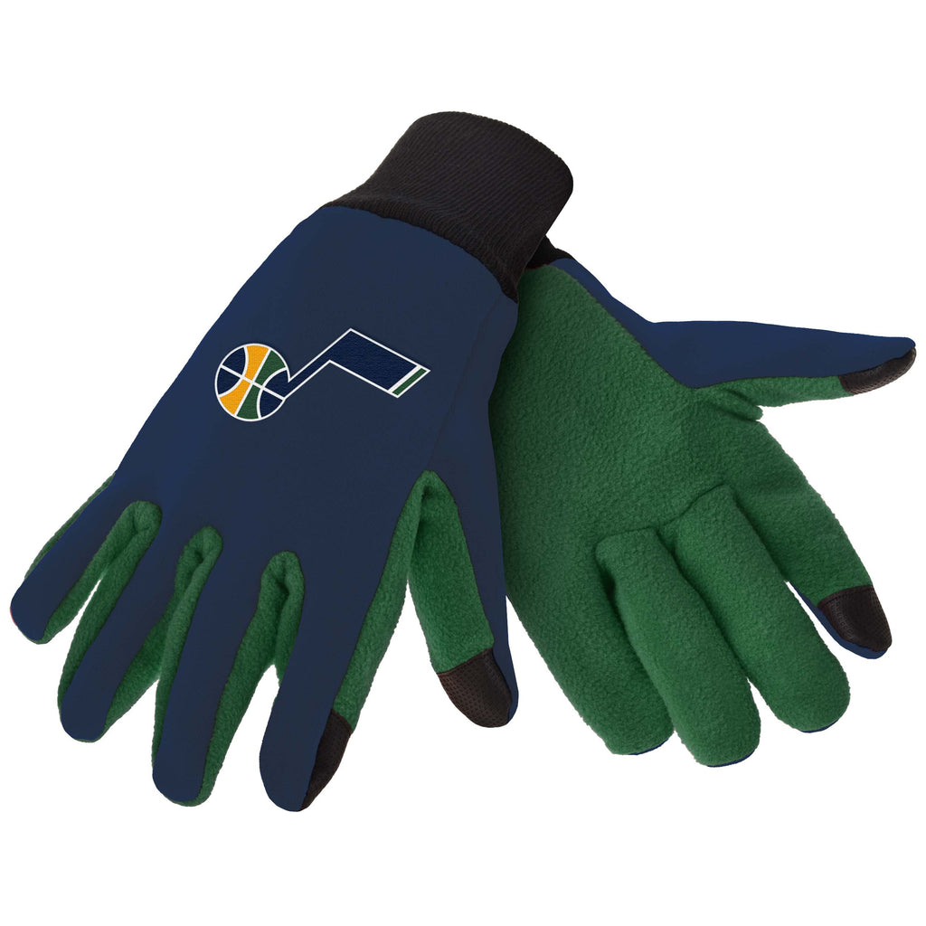 Utah Jazz Color Texting Gloves