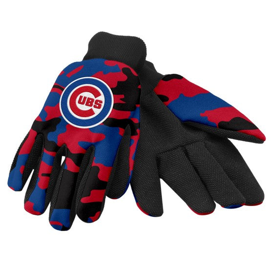 Chicago Cubs Camo Utility Gloves