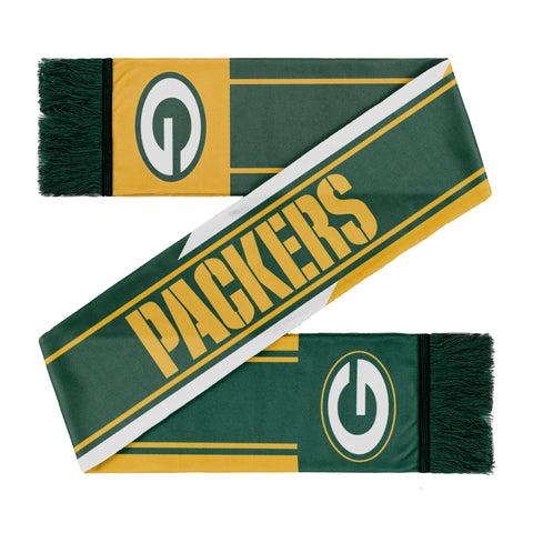 Green Bay Packers Colorwave Wordmark Scarf