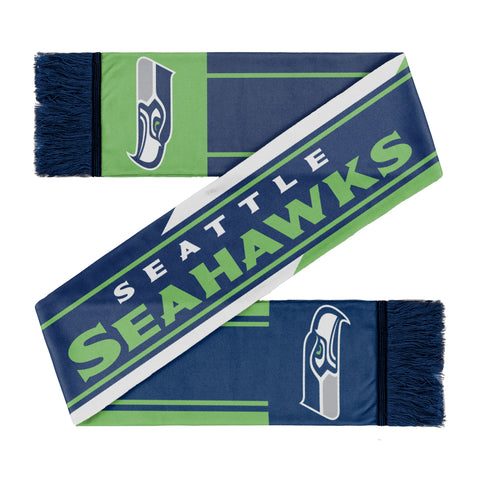 Seattle Seahawks Colorwave Wordmark Scarf