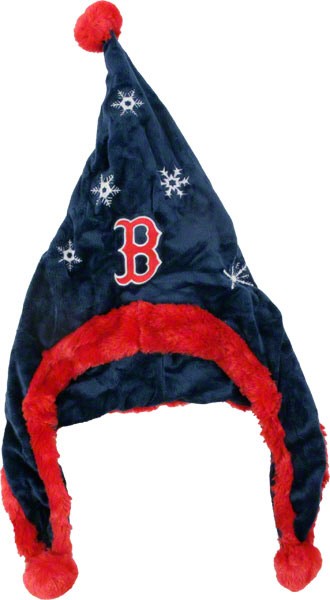 Boston Red Sox Dangle Santa Hat