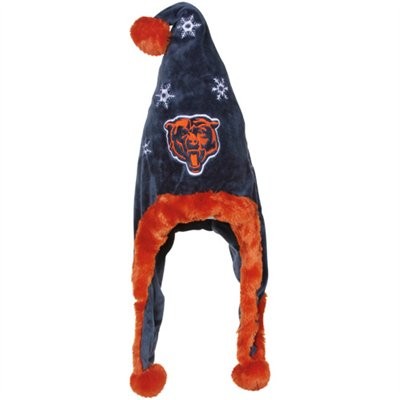 Chicago Bears Dangle Santa Hat