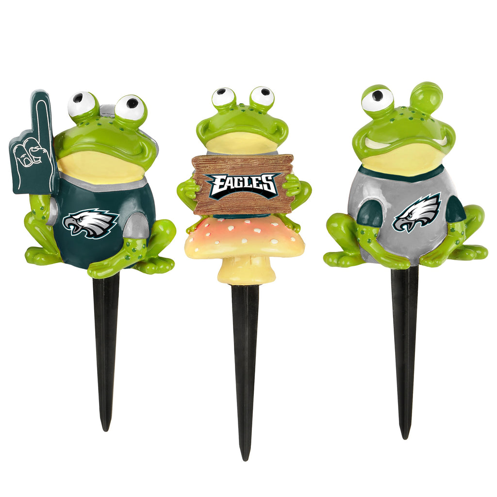 Philadelphia Eagles Frog Stake Set