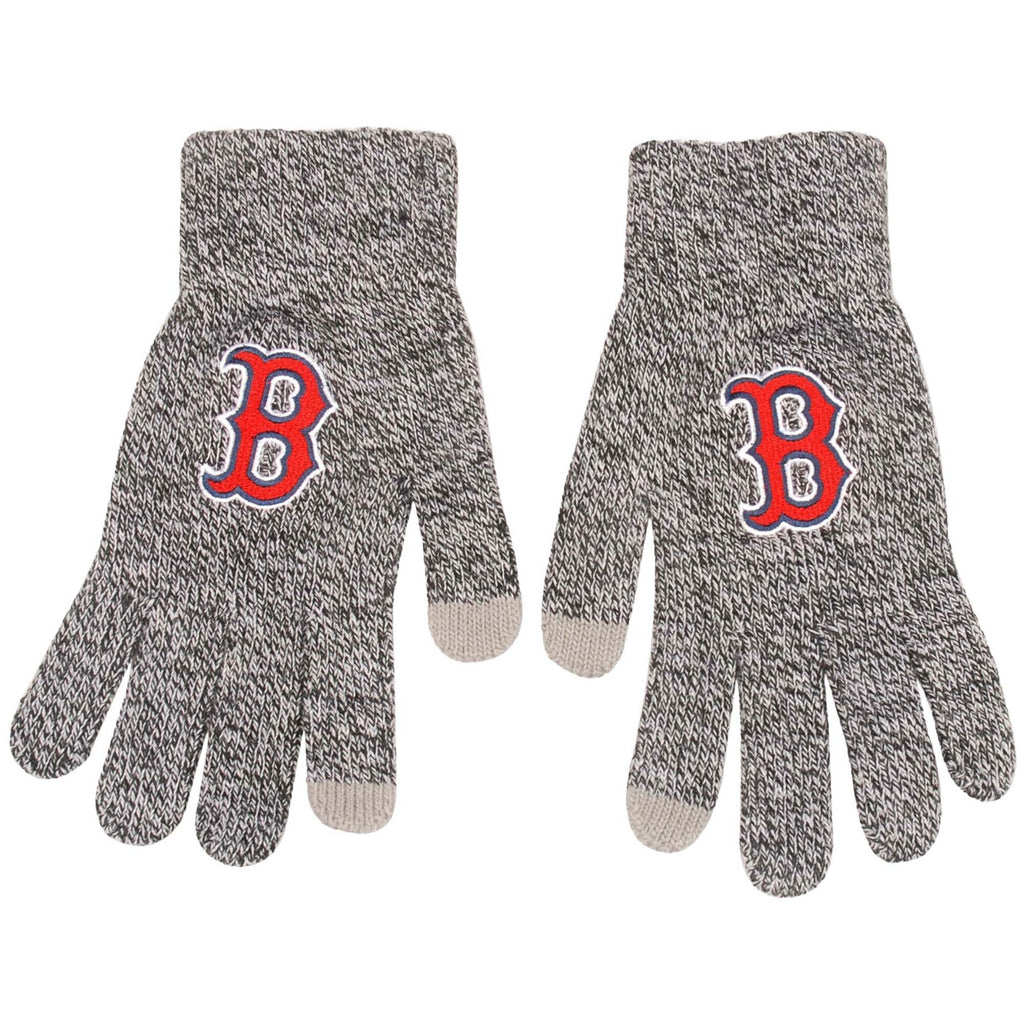 Boston Red Sox Gray Knit Gloves