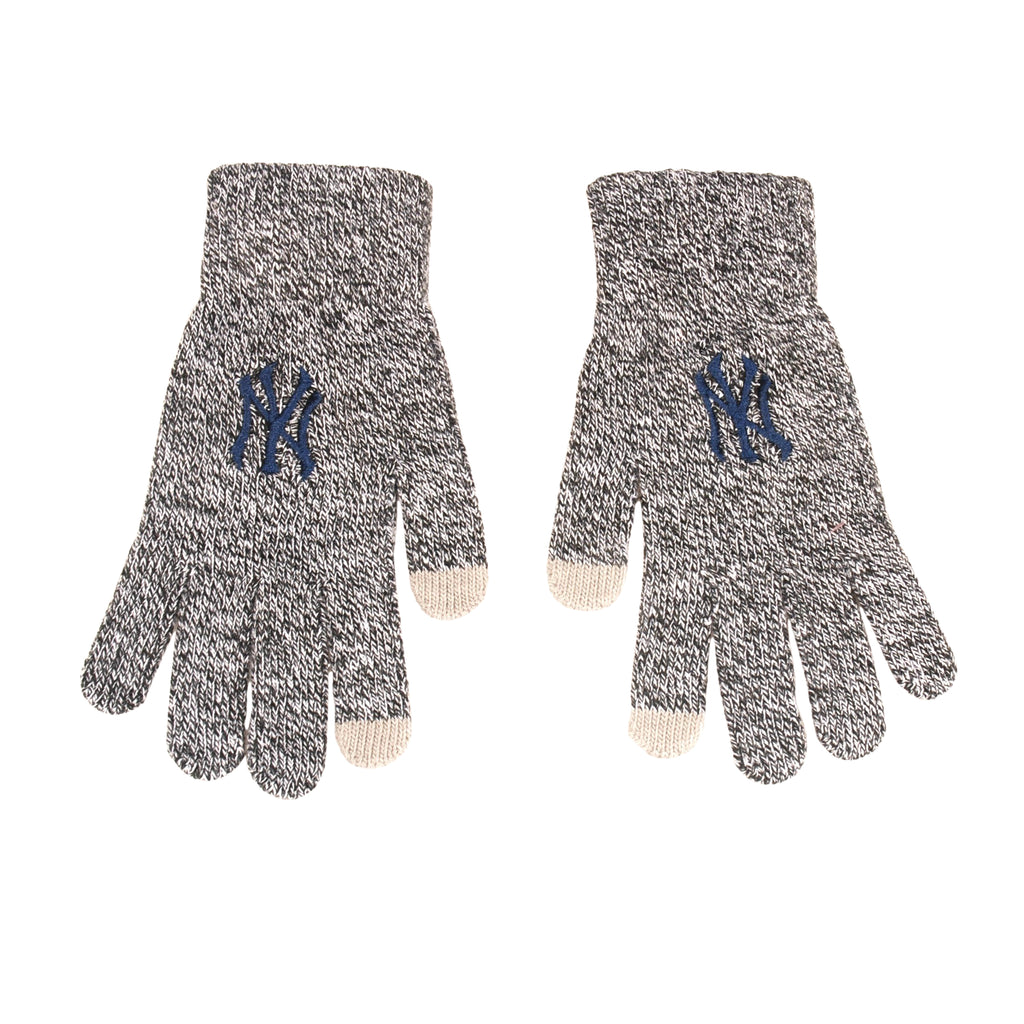 New York Yankees Gray Knit Gloves