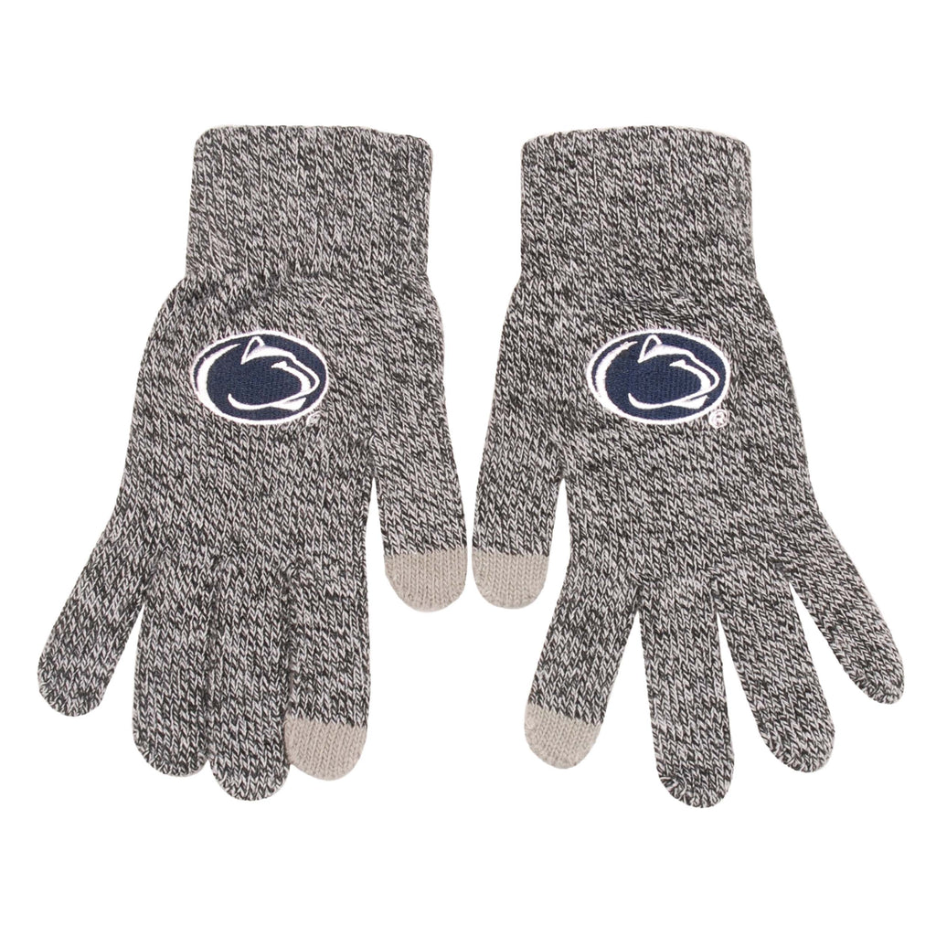 Penn State Nittany Lions Gray Knit Gloves