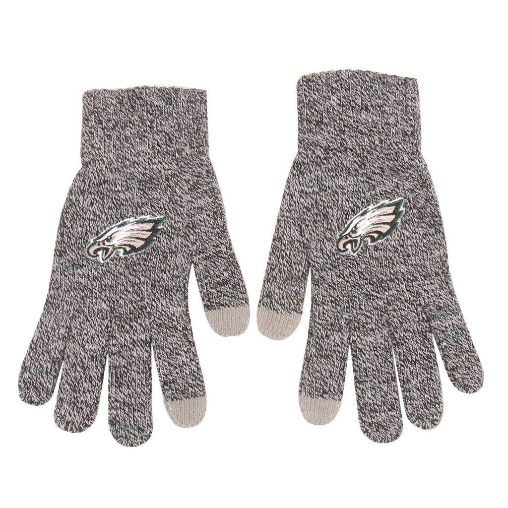 Philadelphia Eagles Retro Gray Knit Gloves