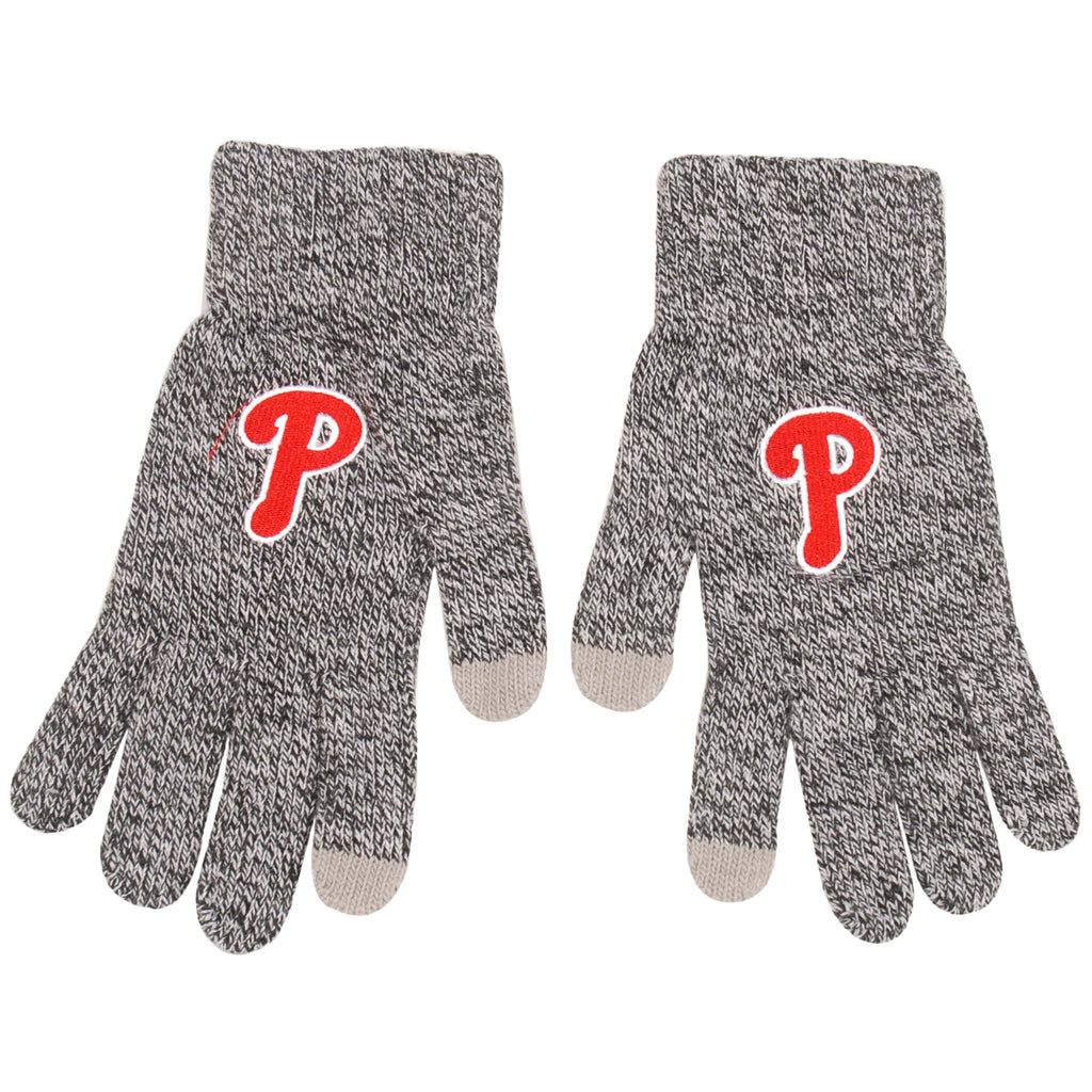 Philadelphia Phillies Gray Knit Gloves