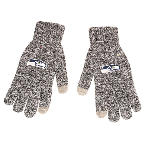 Seattle Seahawks Gray Knit Gloves
