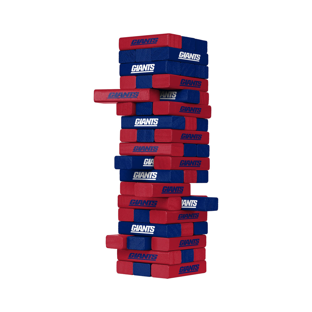 New York Giants Jenga Stackable Blocks Game
