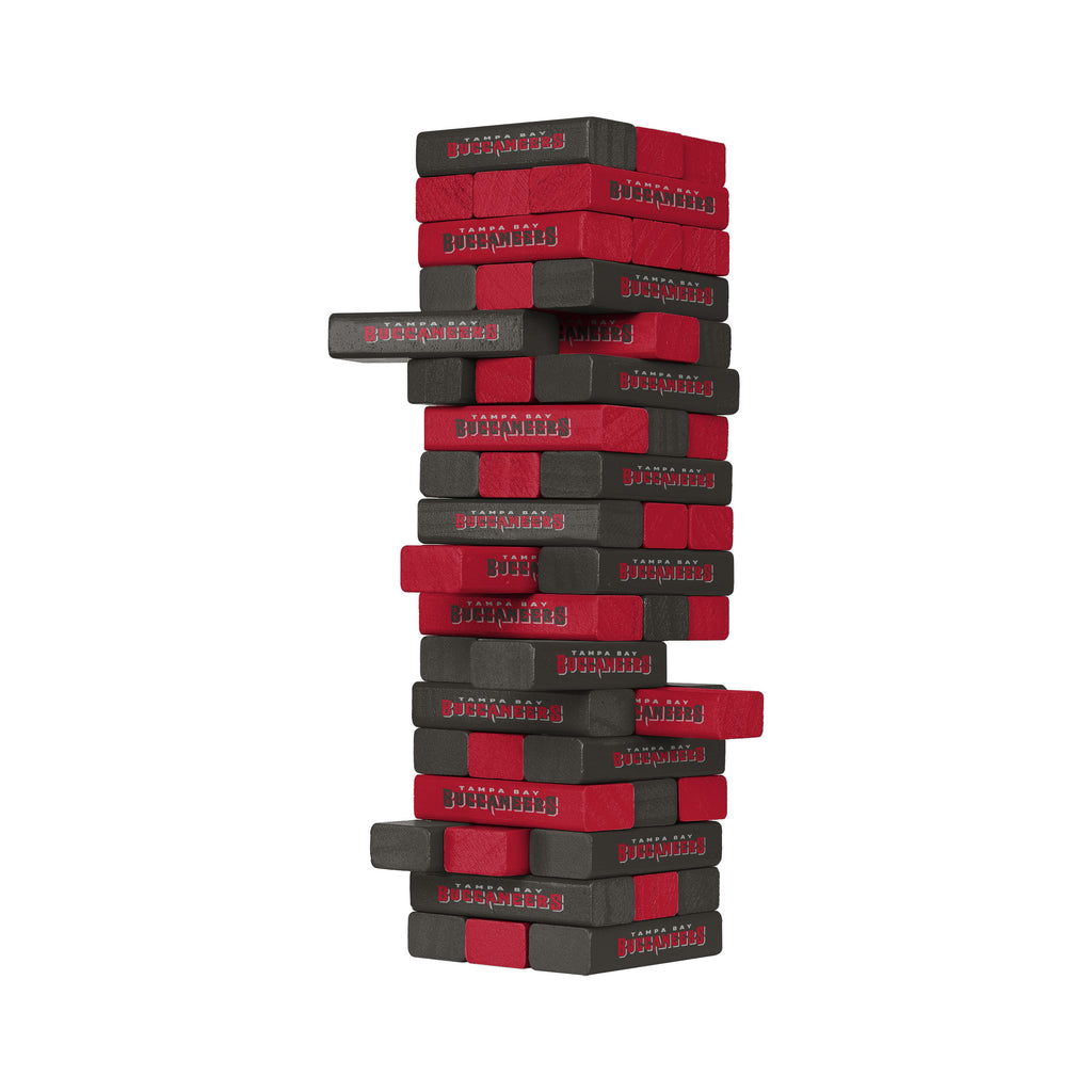 Tampa Bay Buccaneers Jenga Stackable Blocks Game