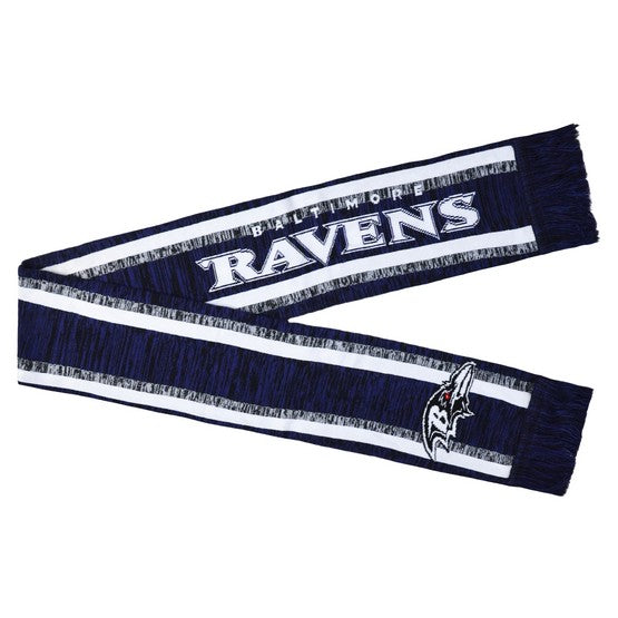 Baltimore Ravens Knit Color Blend Scarf