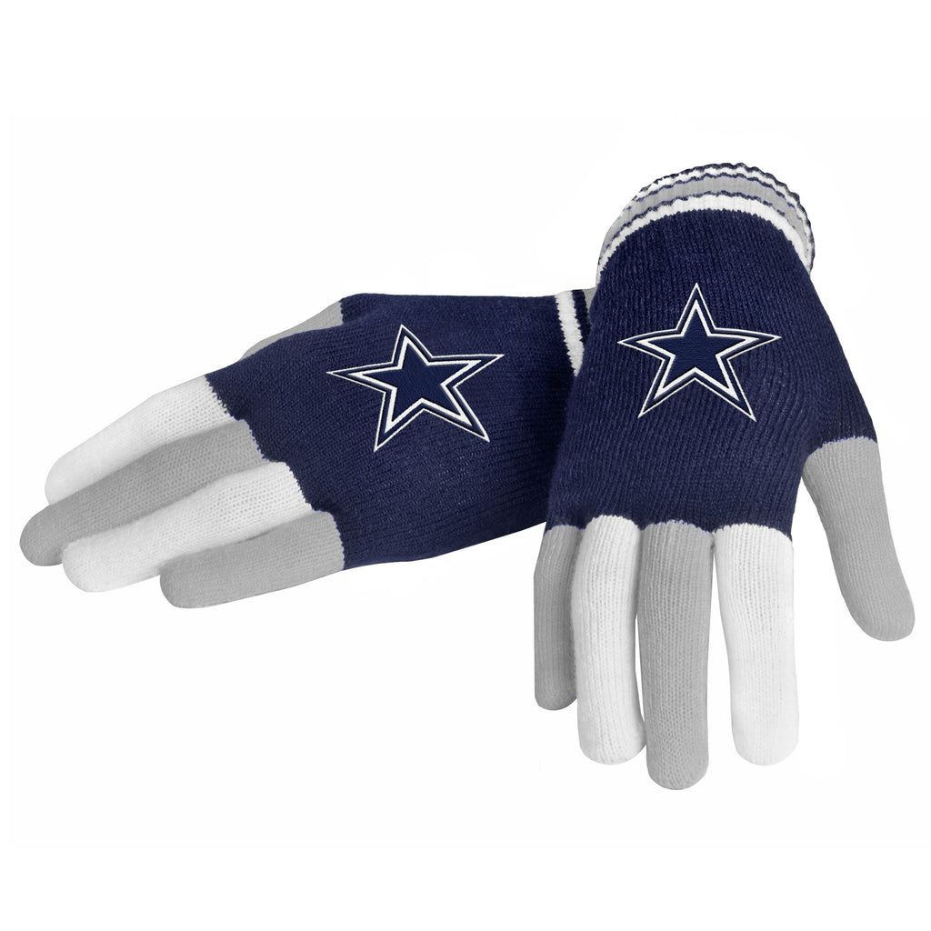 Dallas Cowboys Multi Color Knit Gloves