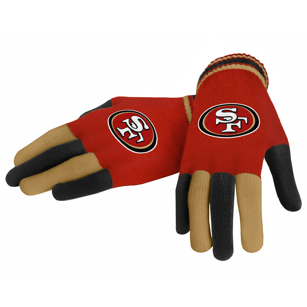 San Francisco 49ers Multicolor Knit Gloves