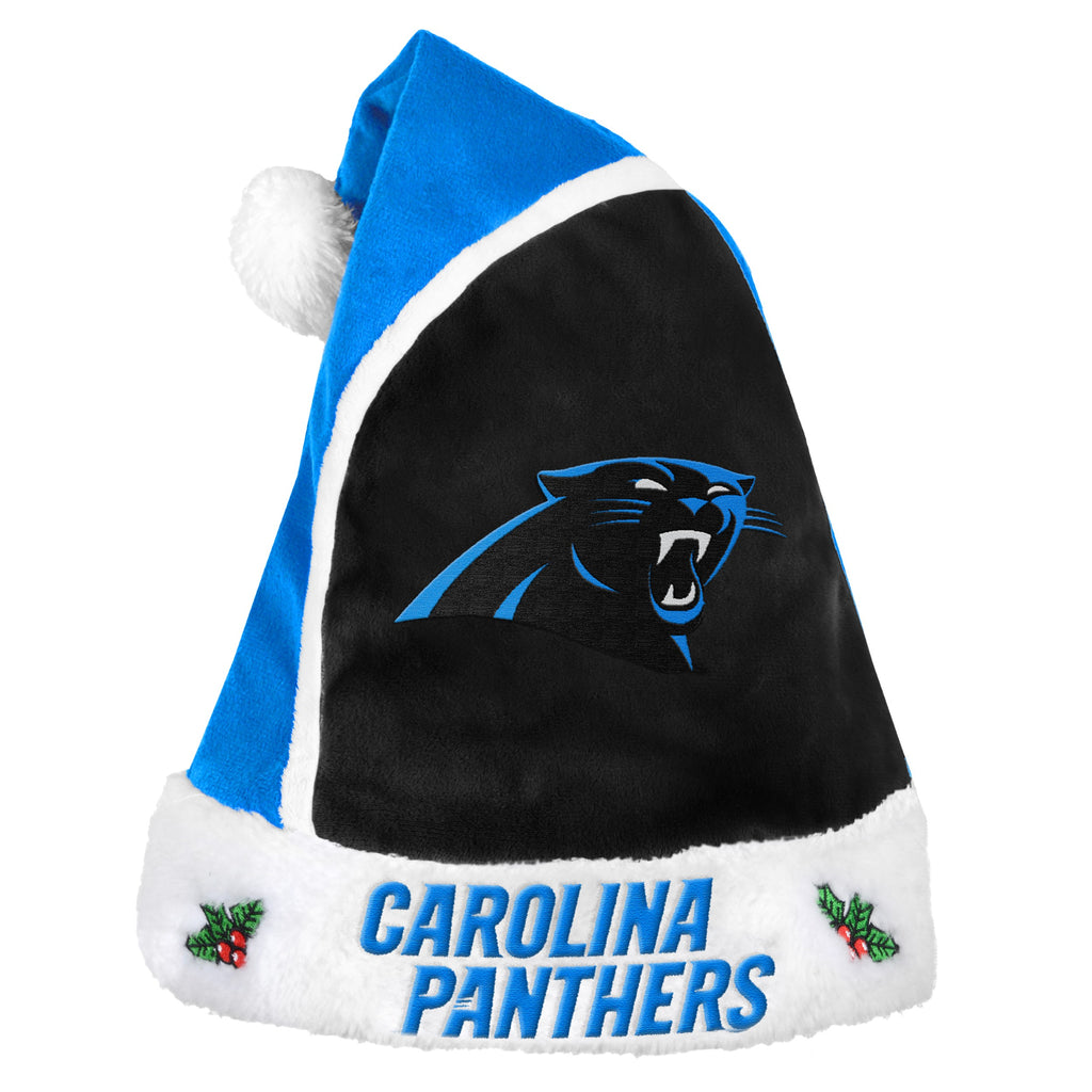 Carolina Panthers Multi Color Santa Hat