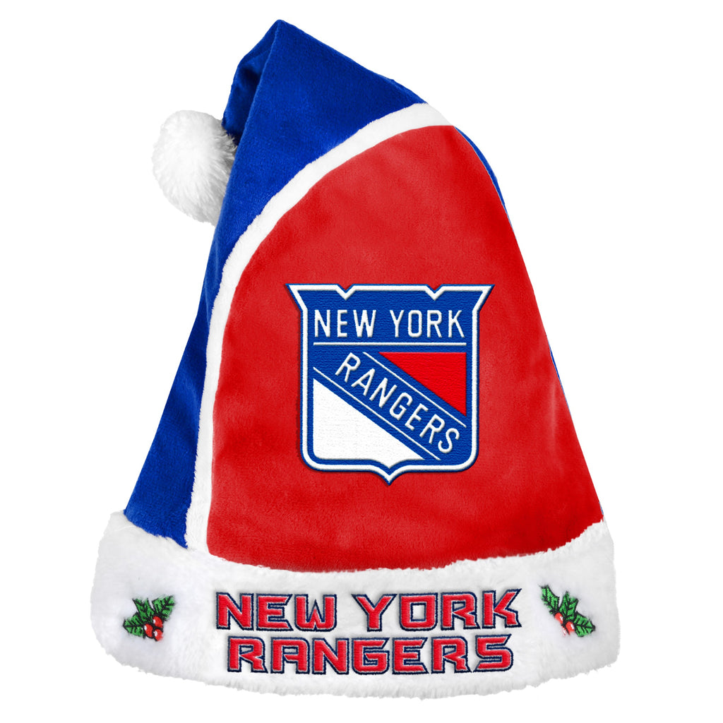 New York Rangers Multi Color Santa Hat