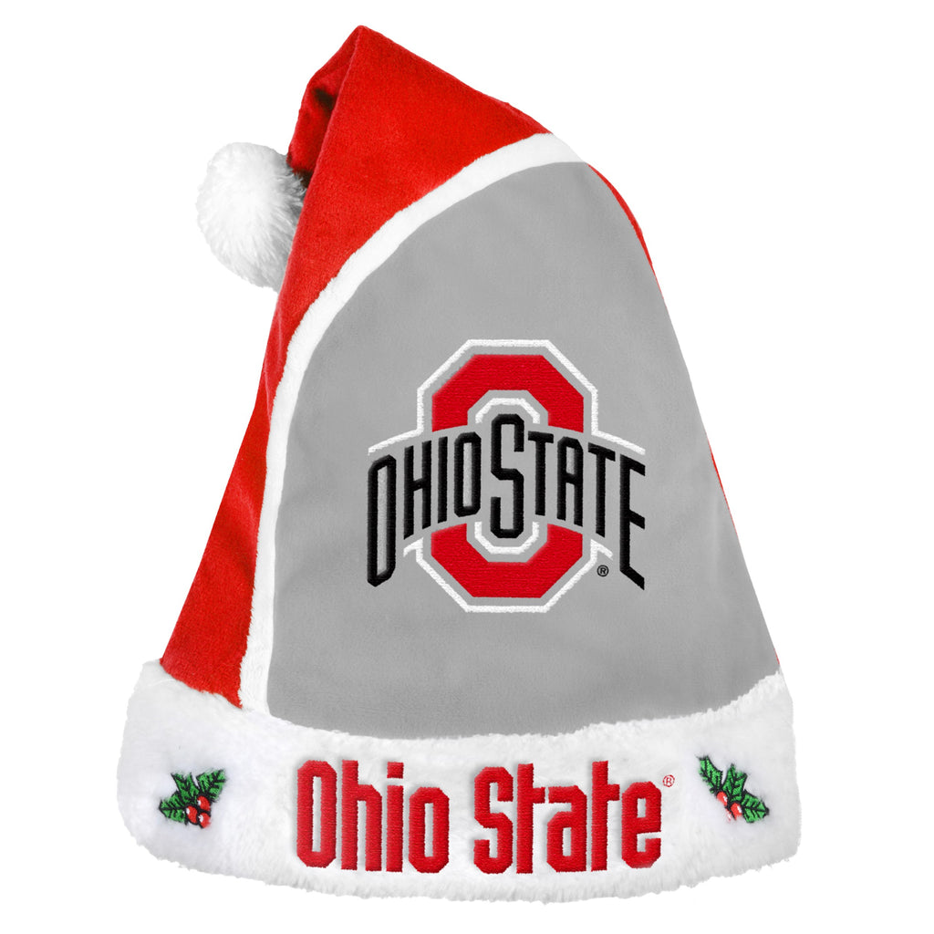 Ohio State Buckeyes Multi Color Santa Hat