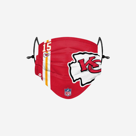 Kansas City Chiefs Patrick Mahomes On-Field Sideline Big Logo Adjustable Face Cover