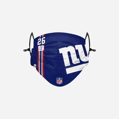 New York Giants Saquon Barkley On-Field Sideline Big Logo Adjustable Face Cover