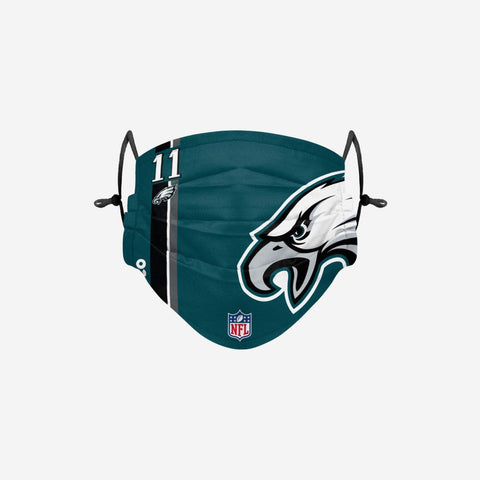 Philadelphia Eagles Carson Wentz On-Field Sideline Big Logo Adjustable Face Cover