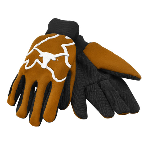Texas Longhorns Raised Logo Gloves