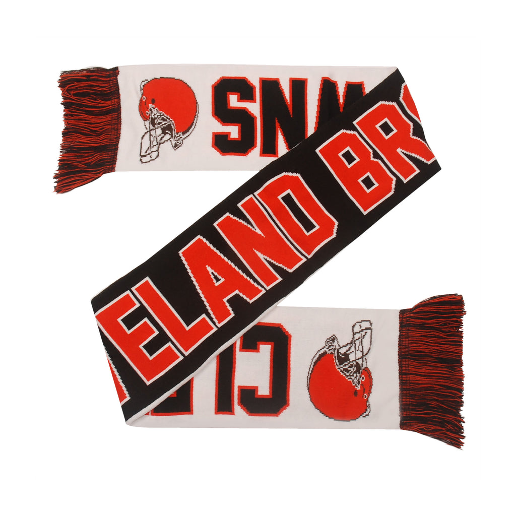 Cleveland Browns Reversible Wordmark Scarf