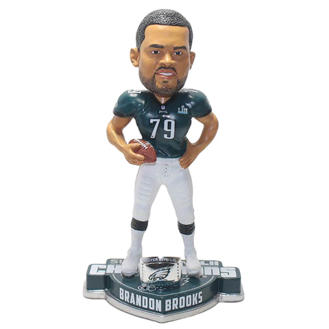 Philadelphia Eagles Brandon Brooks Super Bowl LII Champions 8" Bobble Head