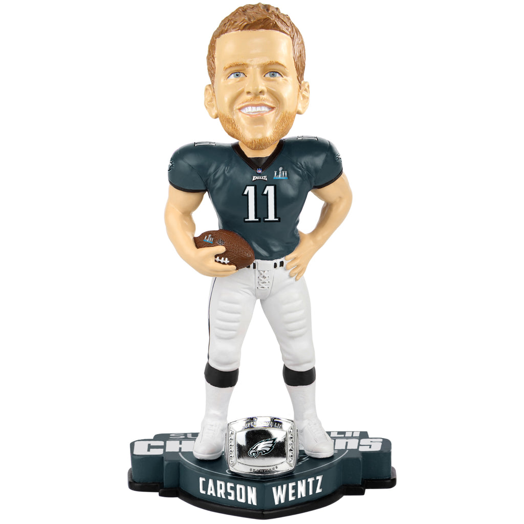 Philadelphia Eagles Carson Wentz Super Bowl LII Champions 8" Bobble Head