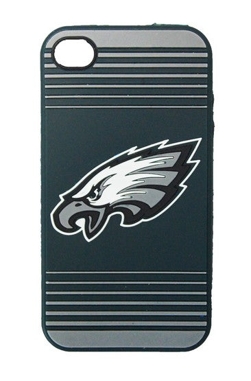 Philadelphia Eagles iPhone 4 Silicone Case with Striped Logo Philadelphia Eagles iPhone 4 Silicone Case with Striped Logo