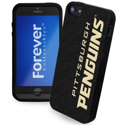 Pittsburgh Penguins iPhone 5 & 5S Silicone Wordmark Case