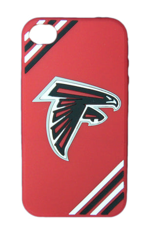 Atlanta Falcons Silicone iPhone 4 Case (Logo)