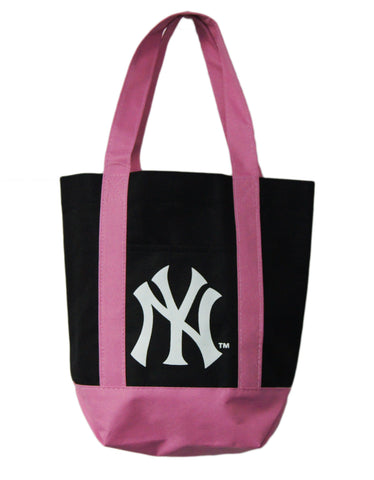 New York Yankees Small Pink & Black Tote