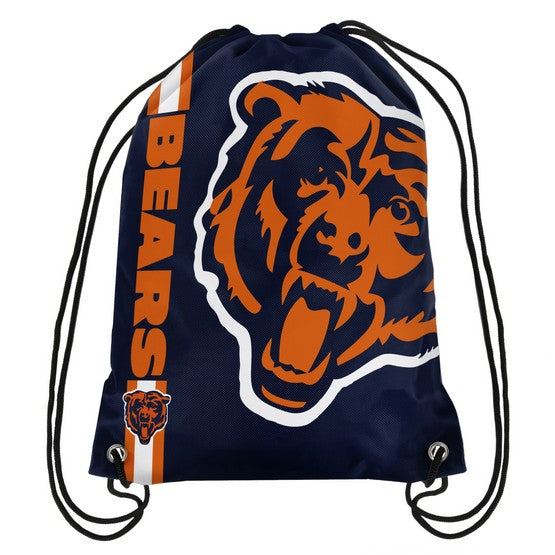 Chicago Bears Side Stripe Drawstring Backpack