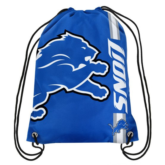 Detroit Lions Side Stripe Drawstring Backpack