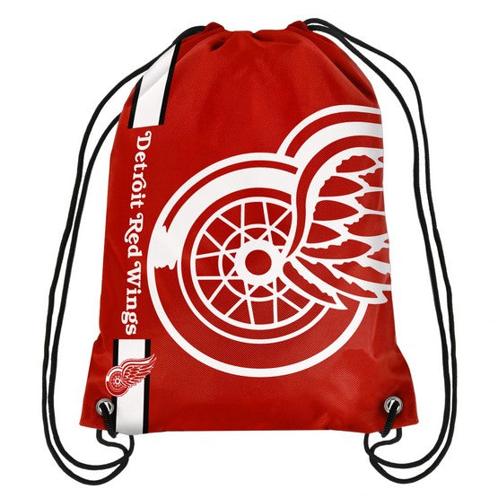 Detroit Red Wings Side Stripe Drawstring Backpack