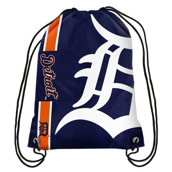 Detroit Tigers Side Stripe Drawstring Backpack